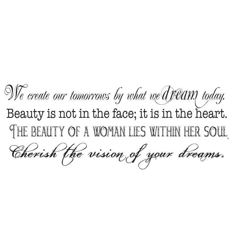 #2562 - 4 Lines Woman - Words